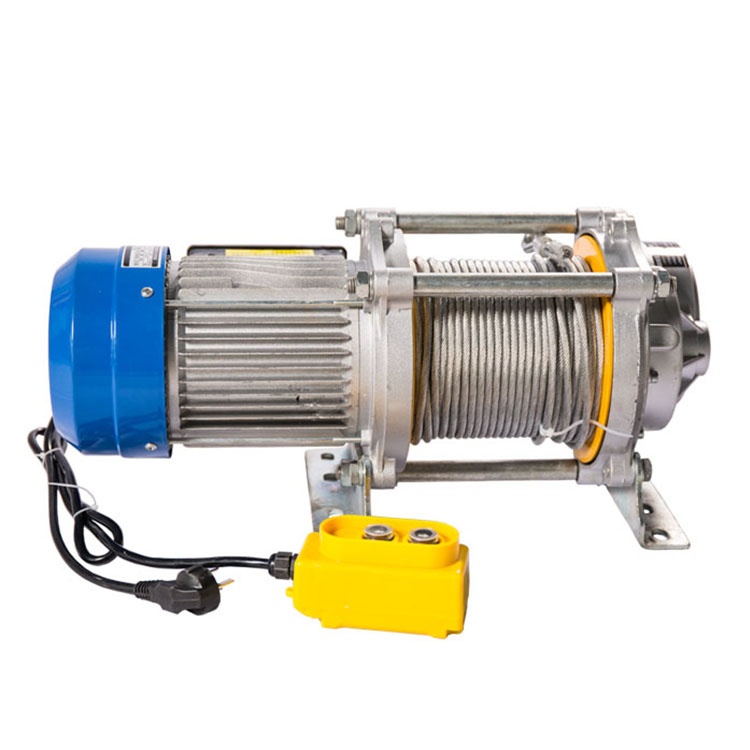 Elektrische lier van aluminium schaal