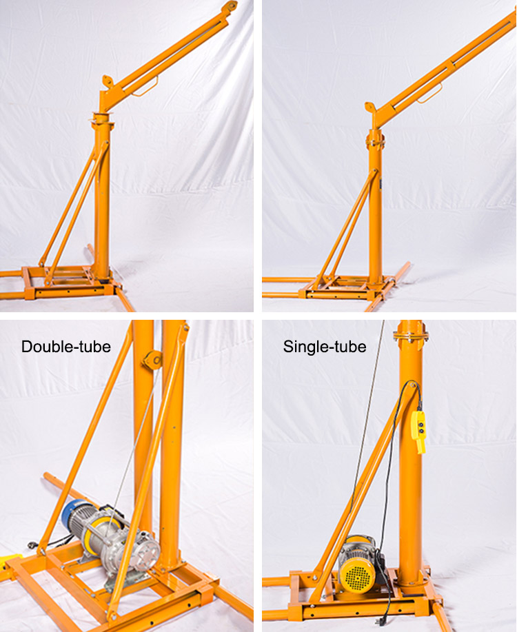 180 degree rotating outdoor crane